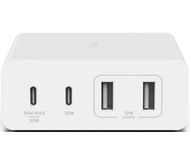 BELKIN Ładowarka 108W 4-porty GaN 2xUSB-A 2xUSB-C WCH010vfWH - 1082673 - zdjęcie 2
